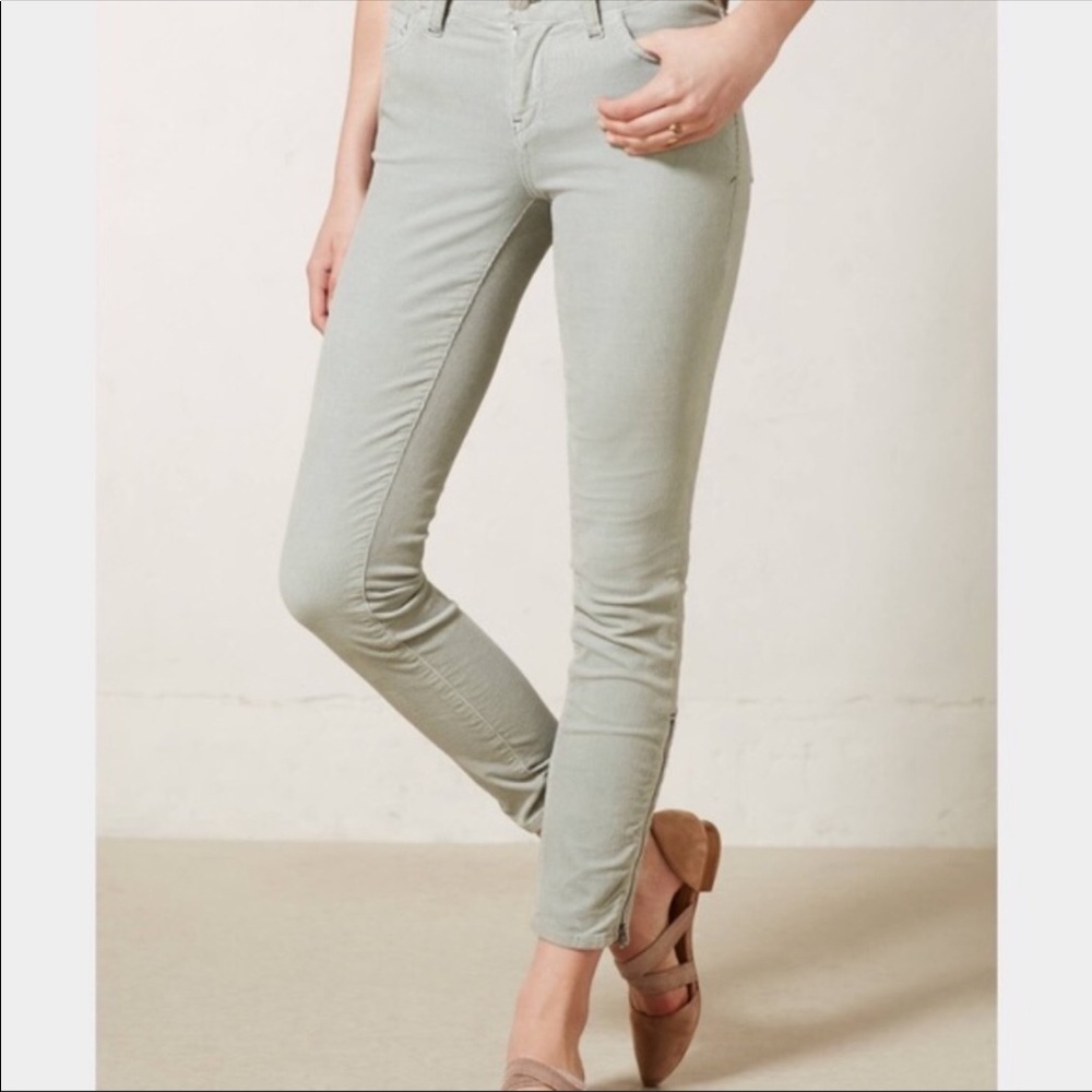 Anthropologie PILCRO Stet Corduroy Skinny Pants
